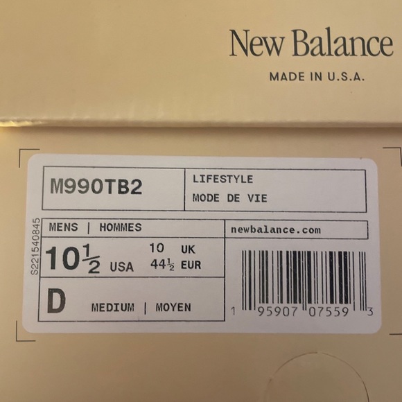 New balance 990 USA size 10.5 - Picture 4 of 4